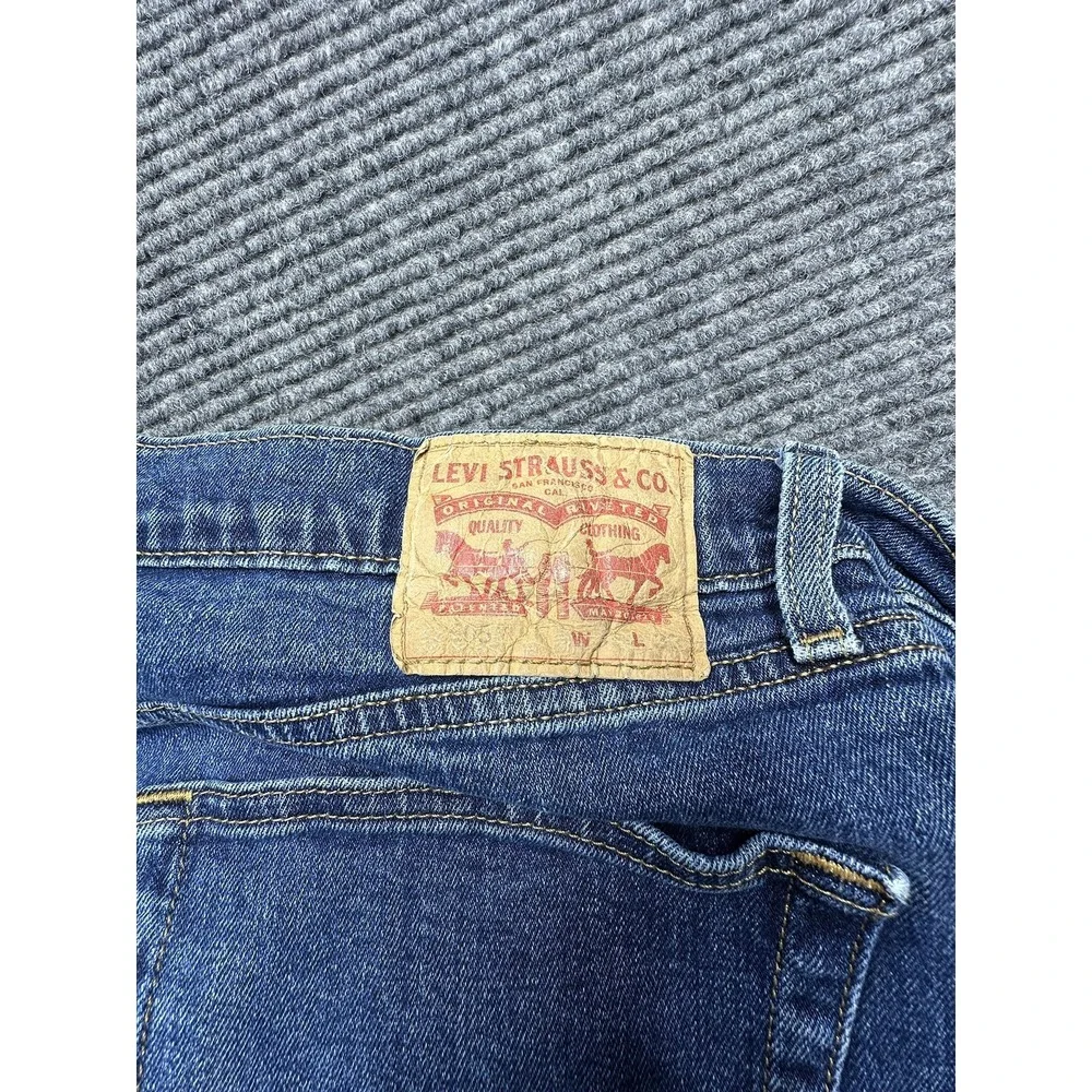 Levis‎ Jeans Mens 35x26 Blue Denim Straight Leg Medium Wash Relaxed Fit